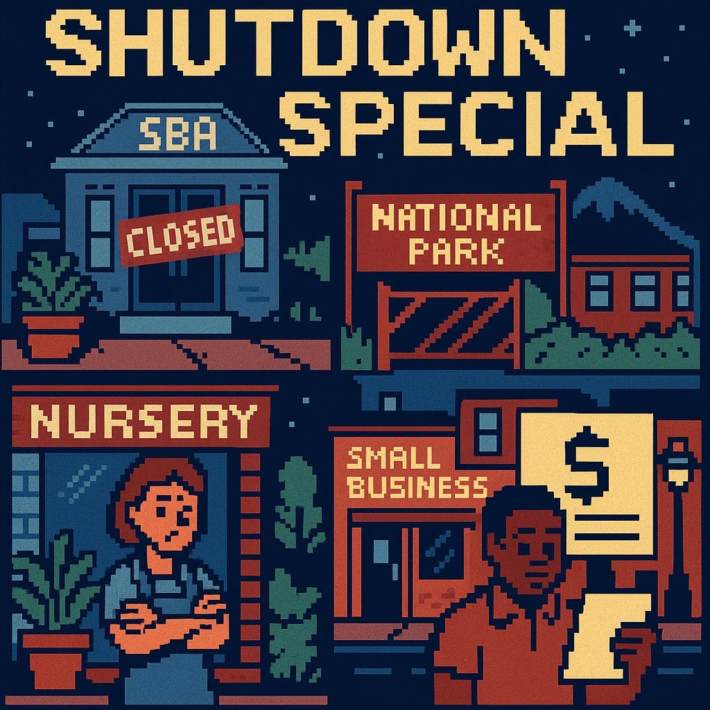 🏛️ Shutdown Watch: How Federal Paralysis Is Freezing Small Business Growth